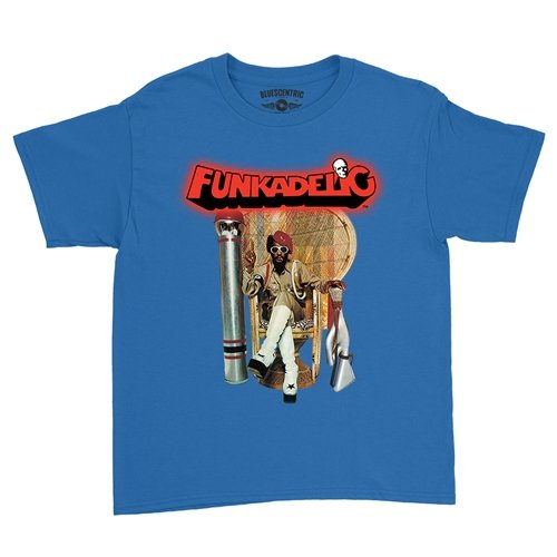 Funkadelic Uncle Jam Peacock Chair Youth T-Shirt - Lightweight Vintage Children & Toddlers