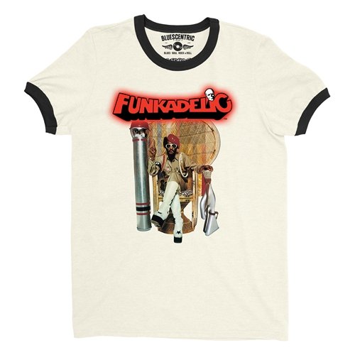 Funkadelic Uncle Jam Peacock Chair Ringer T-Shirt