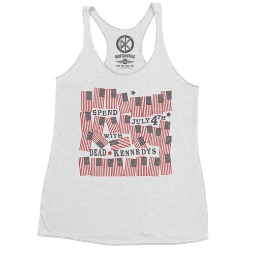 Spend July 4th With The Dead Kennedys Racerback Tank - Women's