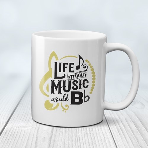 Life Without Music would B Flat Coffee Mug