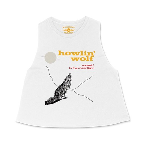 Crop Tank Heather White