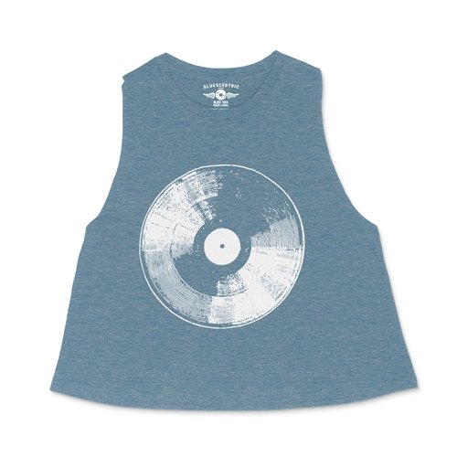 Crop Tank Heather Deep Teal