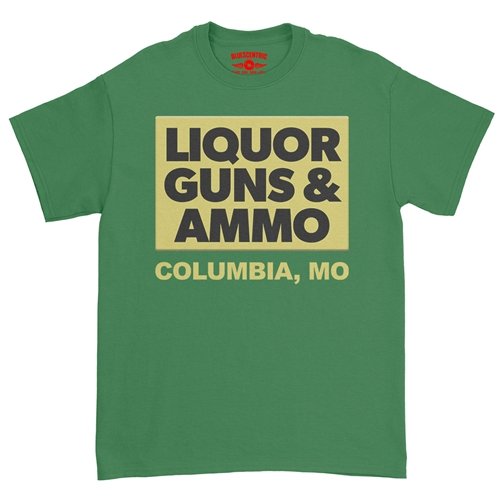Liquor Guns and Ammo T-Shirt - Classic Heavy Cotton