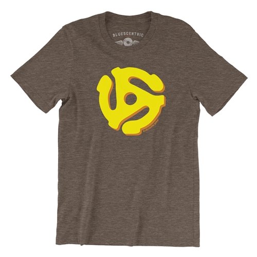 45 Record Adapter T-Shirt - Lightweight Vintage Style