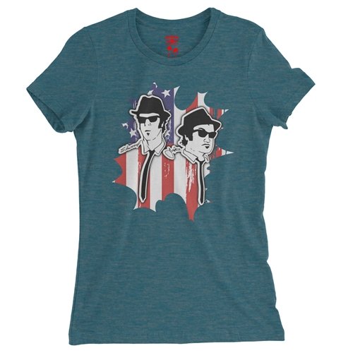 Ladies Heather Deep Teal