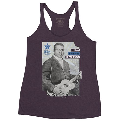 Ltd. Ed. Blues Hall of Fame Blind Lemon Jefferson Racerback Tank - Women's