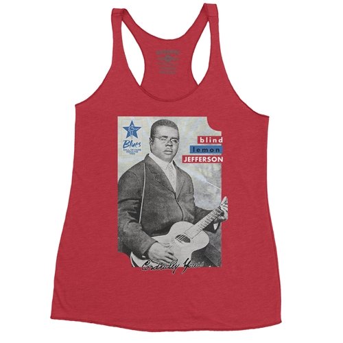 Ltd. Ed. Blues Hall of Fame Blind Lemon Jefferson Racerback Tank - Women's