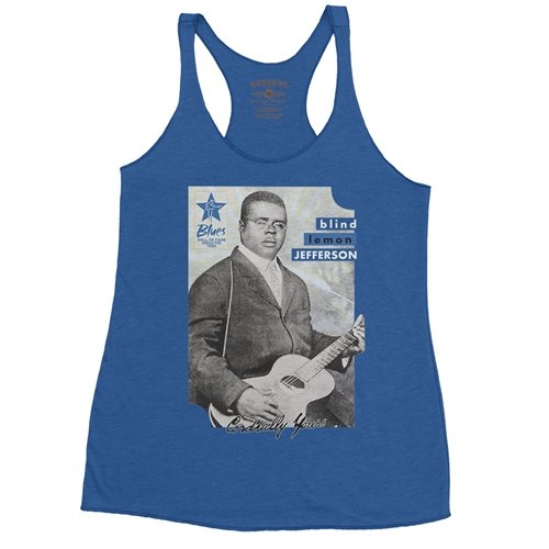 Ltd. Ed. Blues Hall of Fame Blind Lemon Jefferson Racerback Tank - Women's