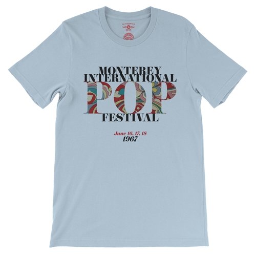Small Batch Monterey Pop Festival T-Shirt - Hippie Edition - Lightweight Vintage Style
