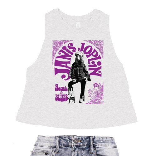 Crop Tank Heather White
