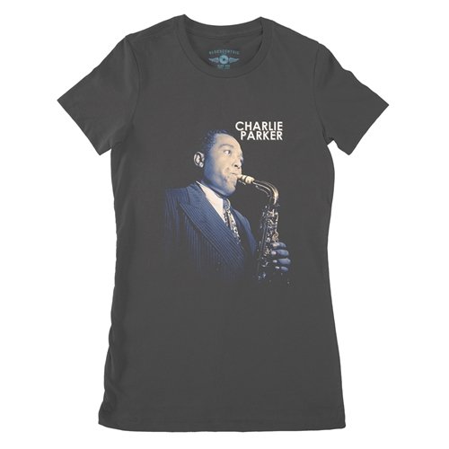 Colorized Charlie Parker Ladies T Shirt - Relaxed Fit