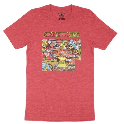 Big Brother and the Holding Company Cheap Thrills T-Shirt - Lightweight Vintage Style