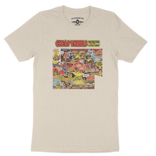 Big Brother and the Holding Company Cheap Thrills T-Shirt - Lightweight Vintage Style