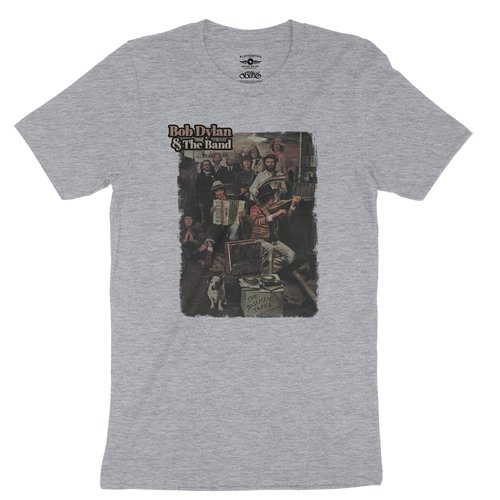 Bob Dylan & The Band Basement Tapes Album T-Shirt - Lightweight Vintage Style