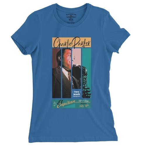 Graphic Charlie Parker 18th & Vine Ladies T Shirt - Relaxed Fit