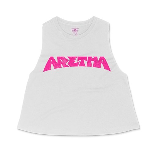 Crop Tank Heather White