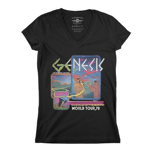 Genesis 1978 Tour V-Neck T Shirt - Women's