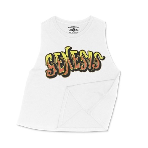 Crop Tank Heather White