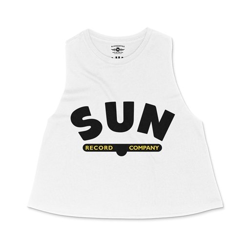 Crop Tank Heather White