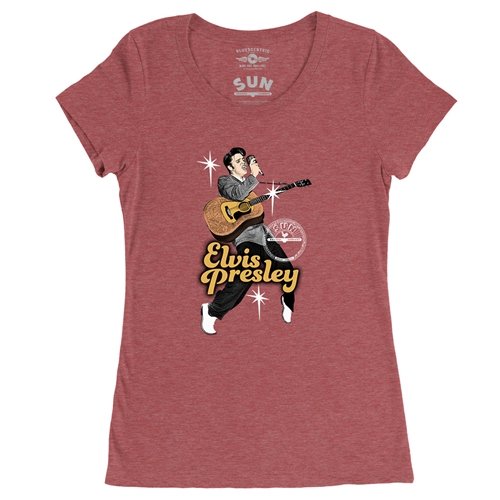 Ladies Heather Red