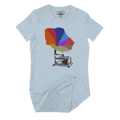 Ladies Heather Prism Blue