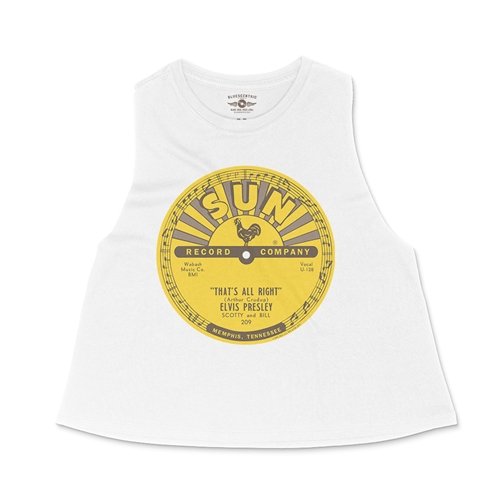 Crop Tank Heather White