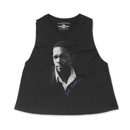 Crop Tank Heather Black