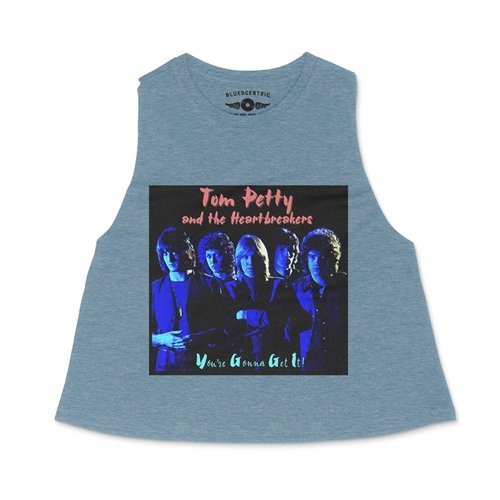 Crop Tank Heather Deep Teal