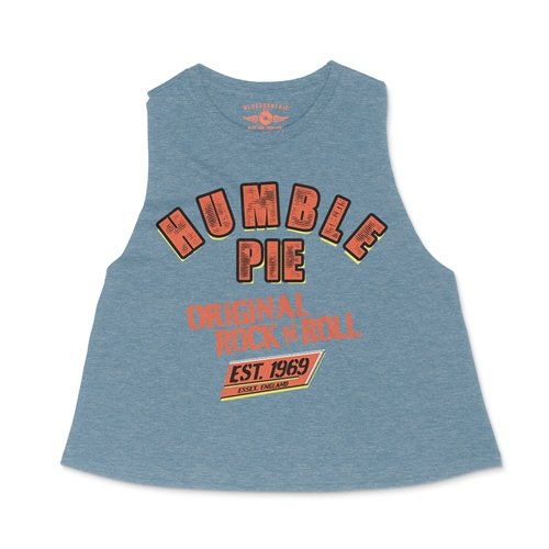 Crop Tank Heather Deep Teal