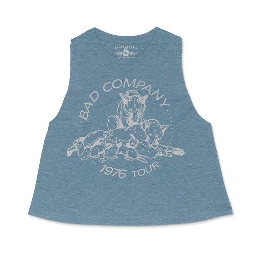 Crop Tank Heather Deep Teal