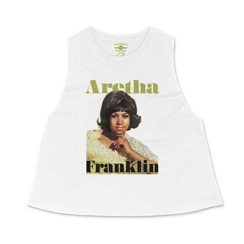 Crop Tank Heather White