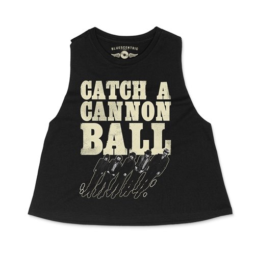 Crop Tank Heather Black