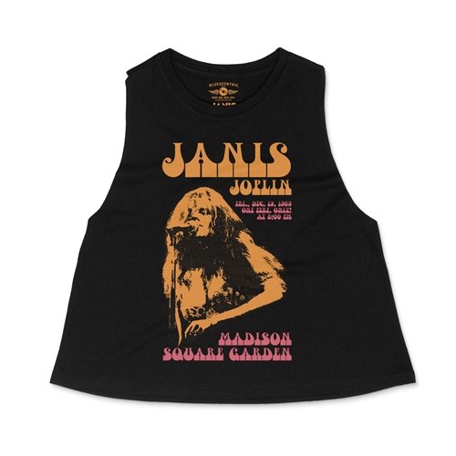 Crop Tank Heather Black