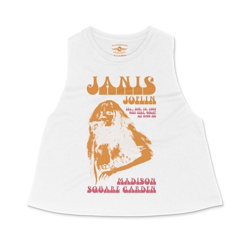 Crop Tank Heather White