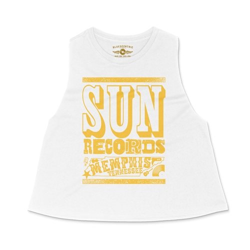 Crop Tank Heather White