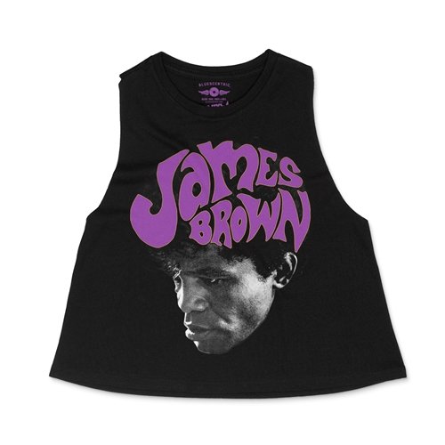 Crop Tank Heather Black