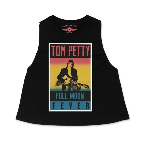 Crop Tank Heather Black