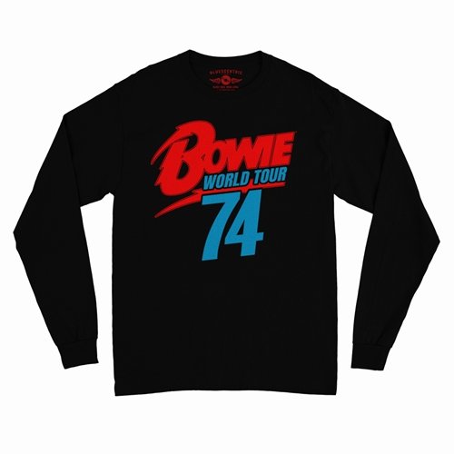 David Bowie '74 Vintage Tour Long Sleeve T-Shirt