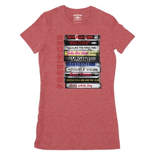 Ladies Heather Red