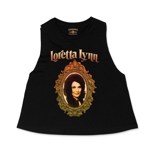 Crop Tank Heather Black