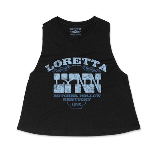 Crop Tank Heather Black