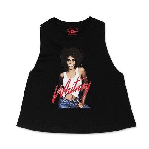 Crop Tank Heather Black