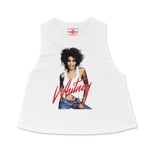 Crop Tank Heather White