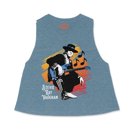 Crop Tank Heather Deep Teal