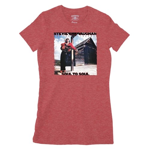 Stevie Ray Vaughan Soul To Soul Ladies T Shirt – Relaxed Fit