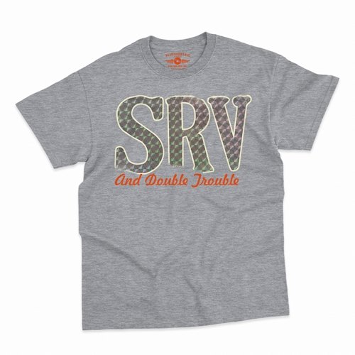 T-shirt STEVIE RAY VAUGHAN & DOUBLE TROUBLE - Noir - Taille M à 6XL - Neuf Avec étiquette