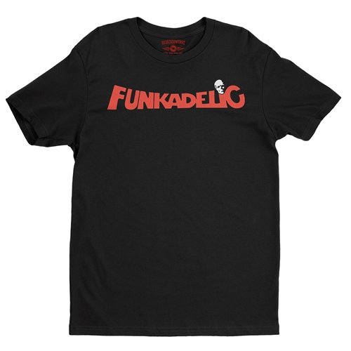 Red Funkadelic Logo T-Shirt – Lightweight Vintage Style – Bluescentric